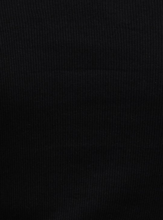 Women Ruched V-Neck Crop Top