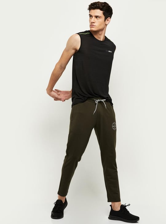 MAX Men Solid Sleeveless Sports T-shirt