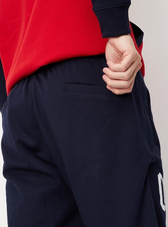 Men Printed Athleisure Football Joggers