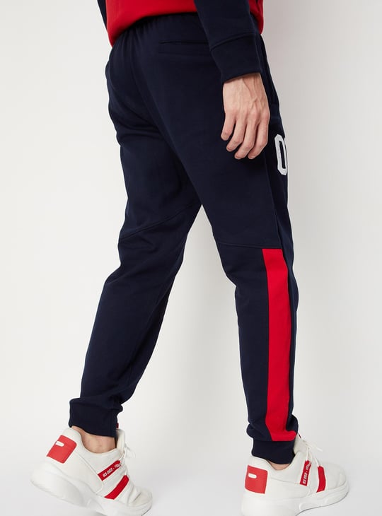 Men Printed Athleisure Football Joggers