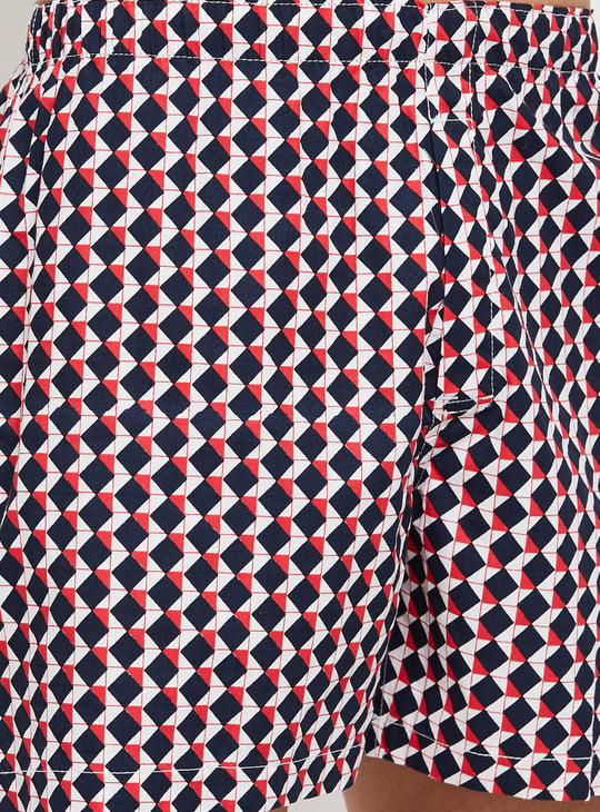 Men Checked Elasticated Boxers