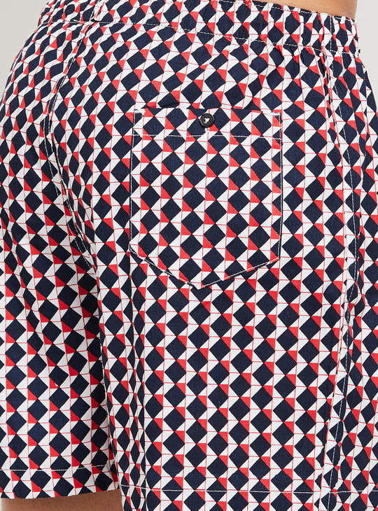 Men Checked Elasticated Boxers