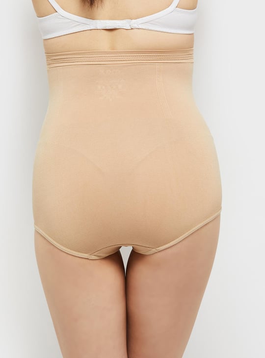 Women Solid Elasticated Tummy Tucker