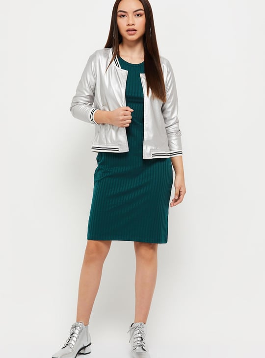 Women Ribbed Bodycon Dress