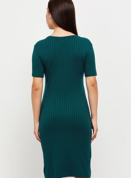 Women Ribbed Bodycon Dress