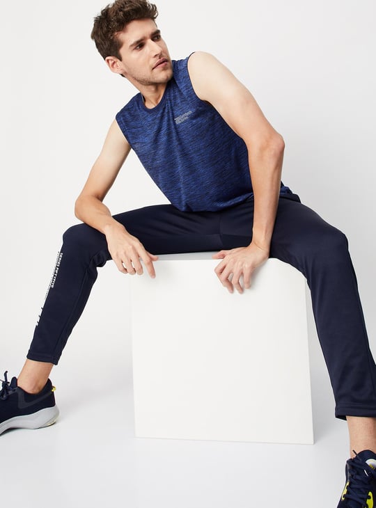 Men Heathered Sleeveless T-shirt