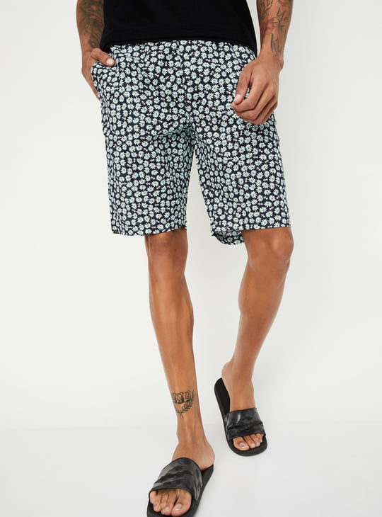 Men Printed Lounge Shorts
