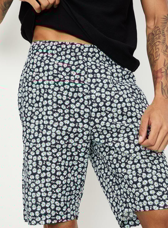 Men Printed Lounge Shorts
