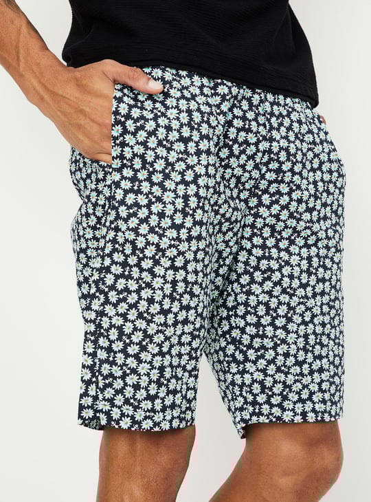 Men Printed Lounge Shorts