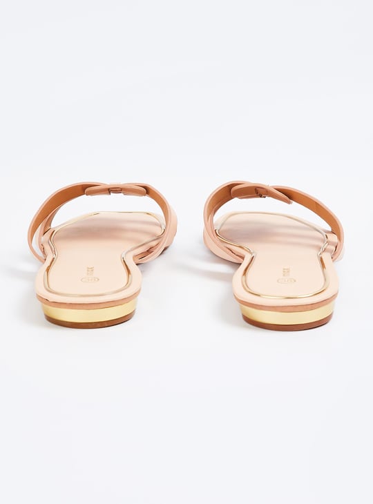 Women Solid Open-Toe Flat Sandals