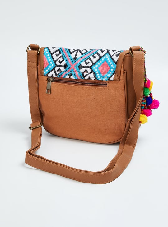 Women Jacquard Sling Bag