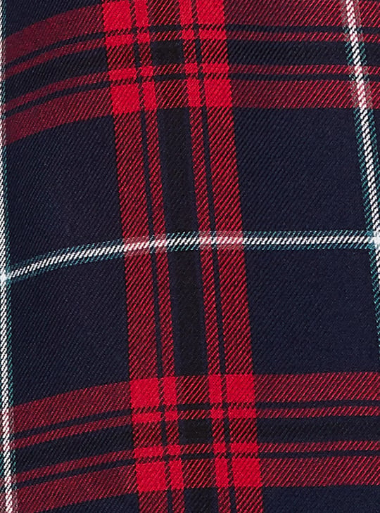Women Checked Double Pocket Shirt
