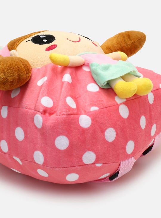 Girls Printed Doll Backpack