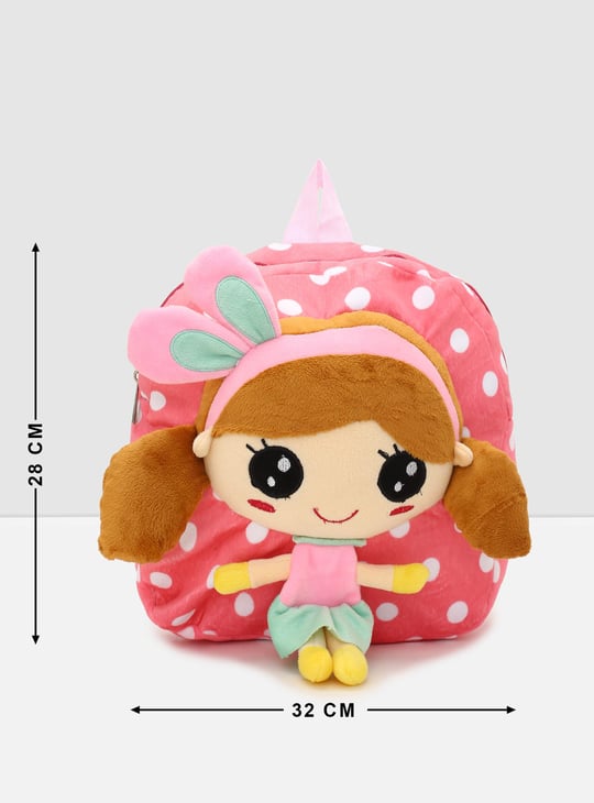 Girls Printed Doll Backpack