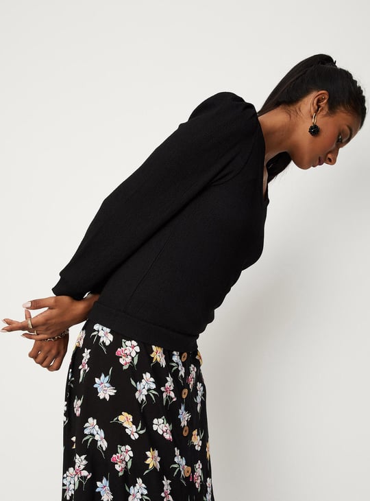 Women Textured Knit Top