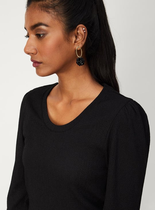 Women Textured Knit Top