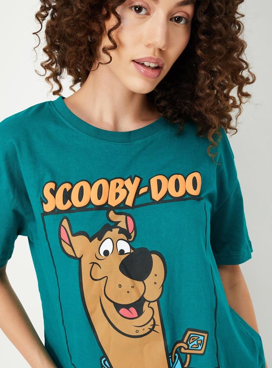 Women Scooby Doo Printed T-shirt