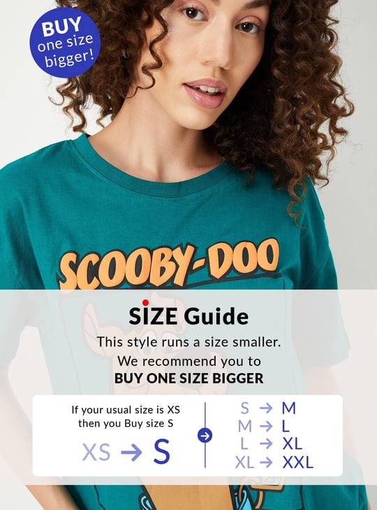 Women Scooby Doo Printed T-shirt