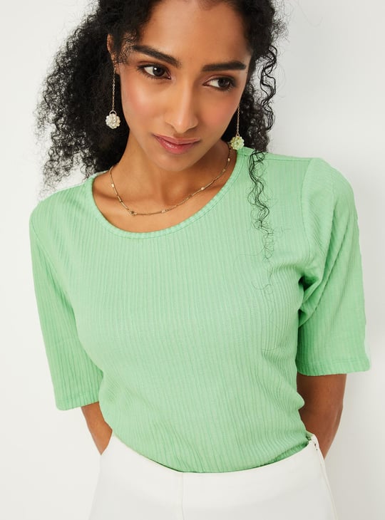 Women Textured Knit Top