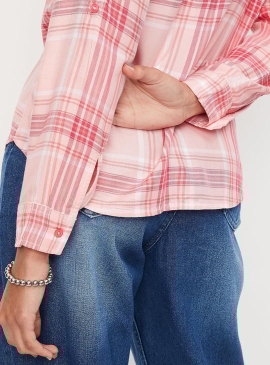 Women Checked Casual Shirt