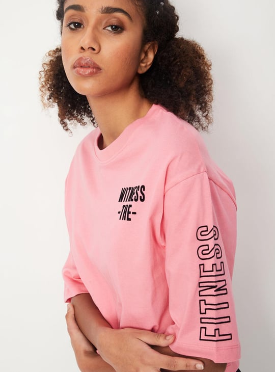 Women Graphic Crop T-shirt