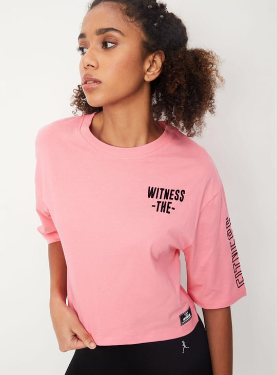 Women Graphic Crop T-shirt