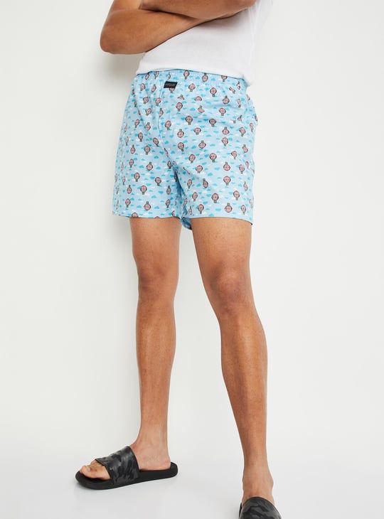 Men All-Over Printed Boxers
