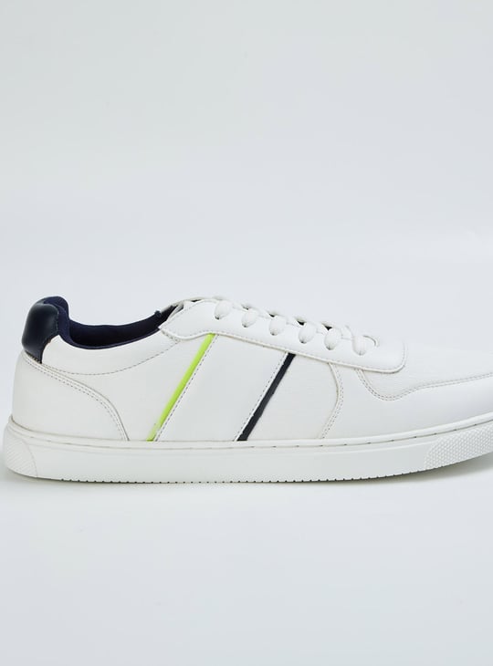 Men Lace-Up Low-Top Sneakers
