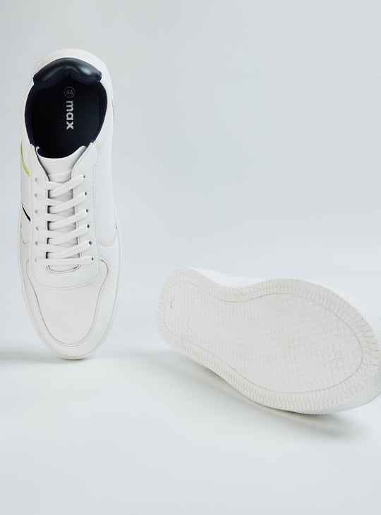 Men Lace-Up Low-Top Sneakers