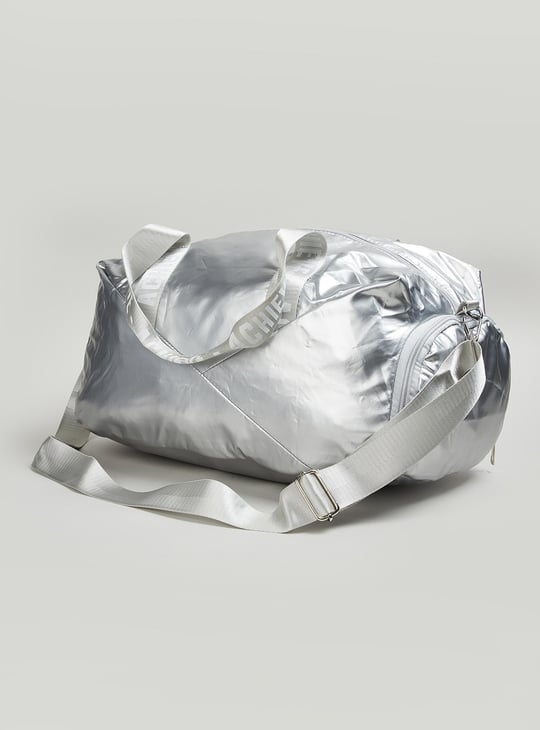 Women Metallic Athleisure Duffle Bag