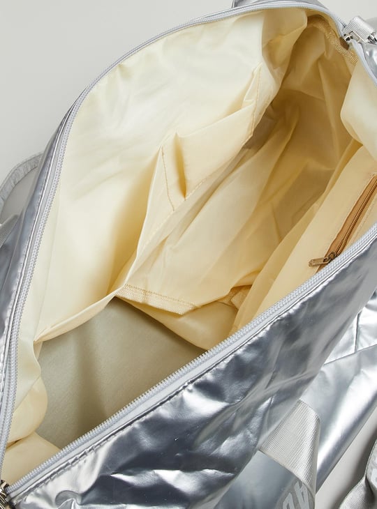 Women Metallic Athleisure Duffle Bag