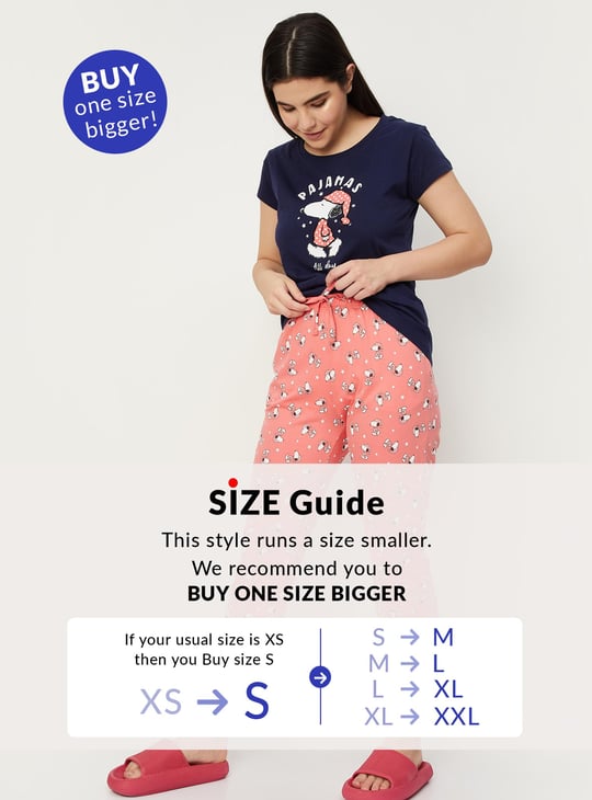 Women Peanut Printed Capri Set