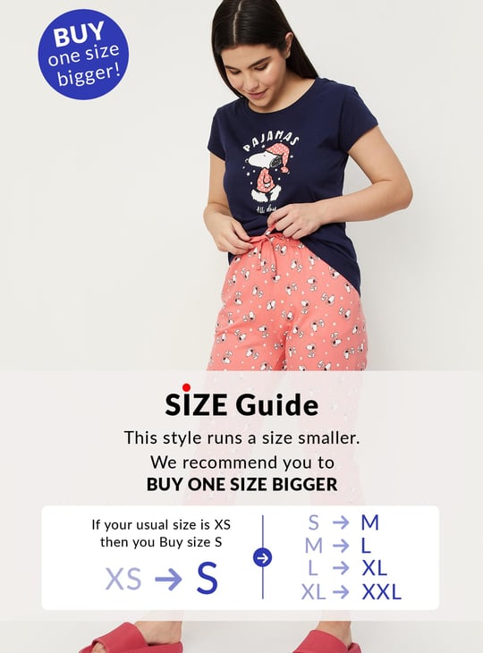 Women Peanut Printed Capri Set