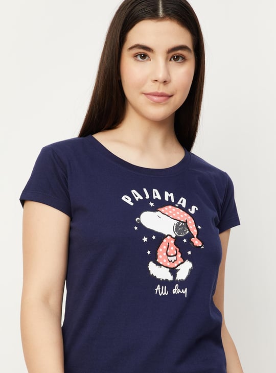 Women Peanut Printed Capri Set