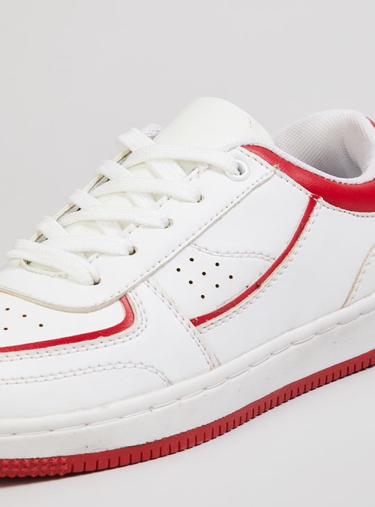 Boys Contrast Trim Sneakers