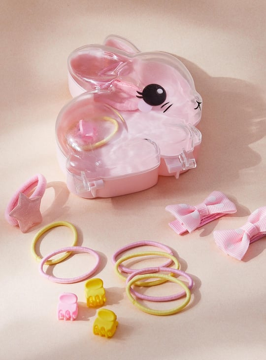 Kids Assorted Hair Accessory Set with Bunny Box