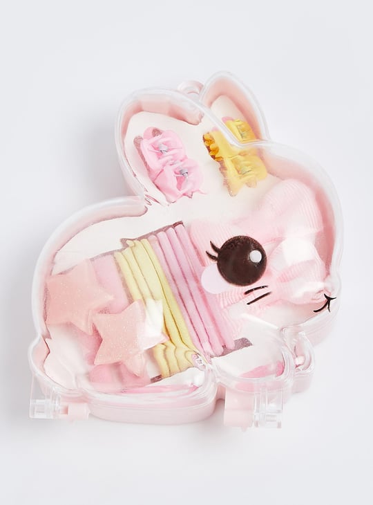 Kids Assorted Hair Accessory Set with Bunny Box