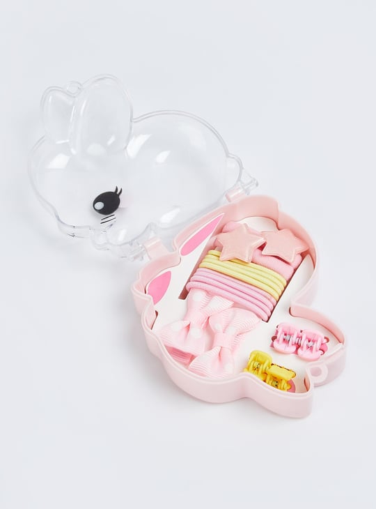 Kids Assorted Hair Accessory Set with Bunny Box