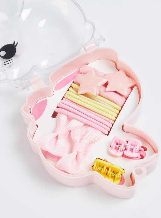 Kids Assorted Hair Accessory Set with Bunny Box