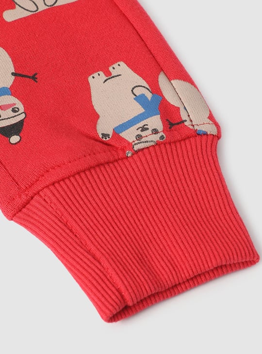 Boys Snowman Printed Joggers