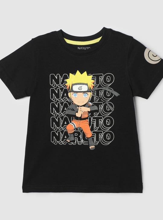 Boys Naruto Printed T-shirt