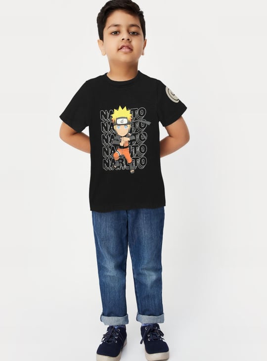 Boys Naruto Printed T-shirt