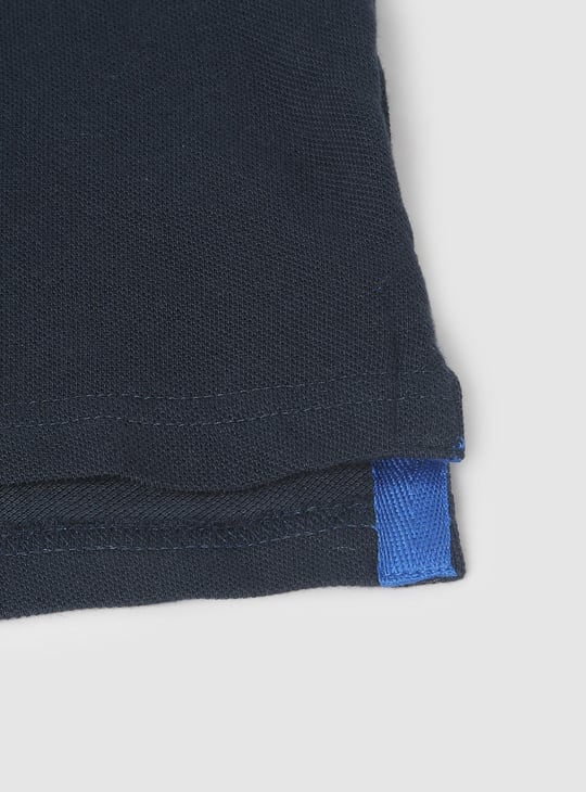 Boys Colourblocked Polo T-shirt