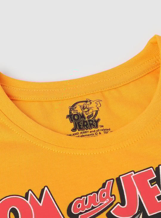 Girls Tom & Jerry Print T-Shirt