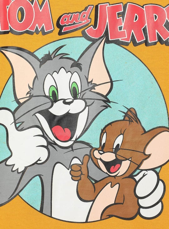 Girls Tom & Jerry Print T-Shirt