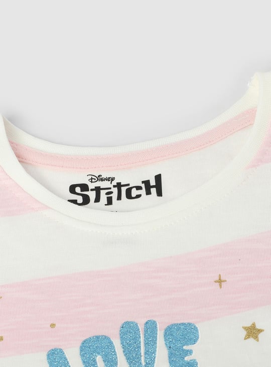 Girls Lilo & Stitch Print T-Shirt