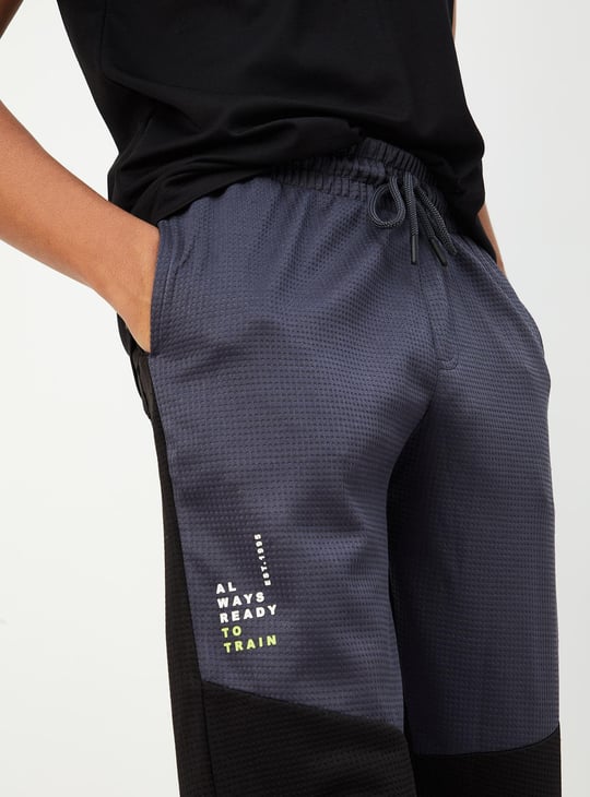 Boys Colourblocked Elasticated Joggers