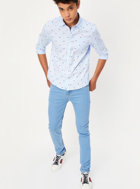 Boys Printed Casual Shirt