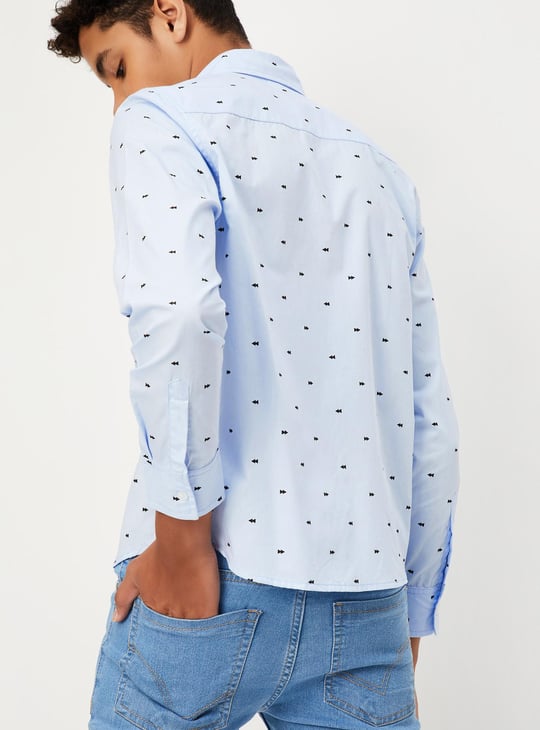 Boys Printed Casual Shirt