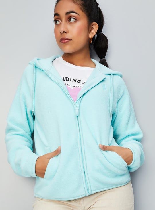 Girls aqua hoodie online